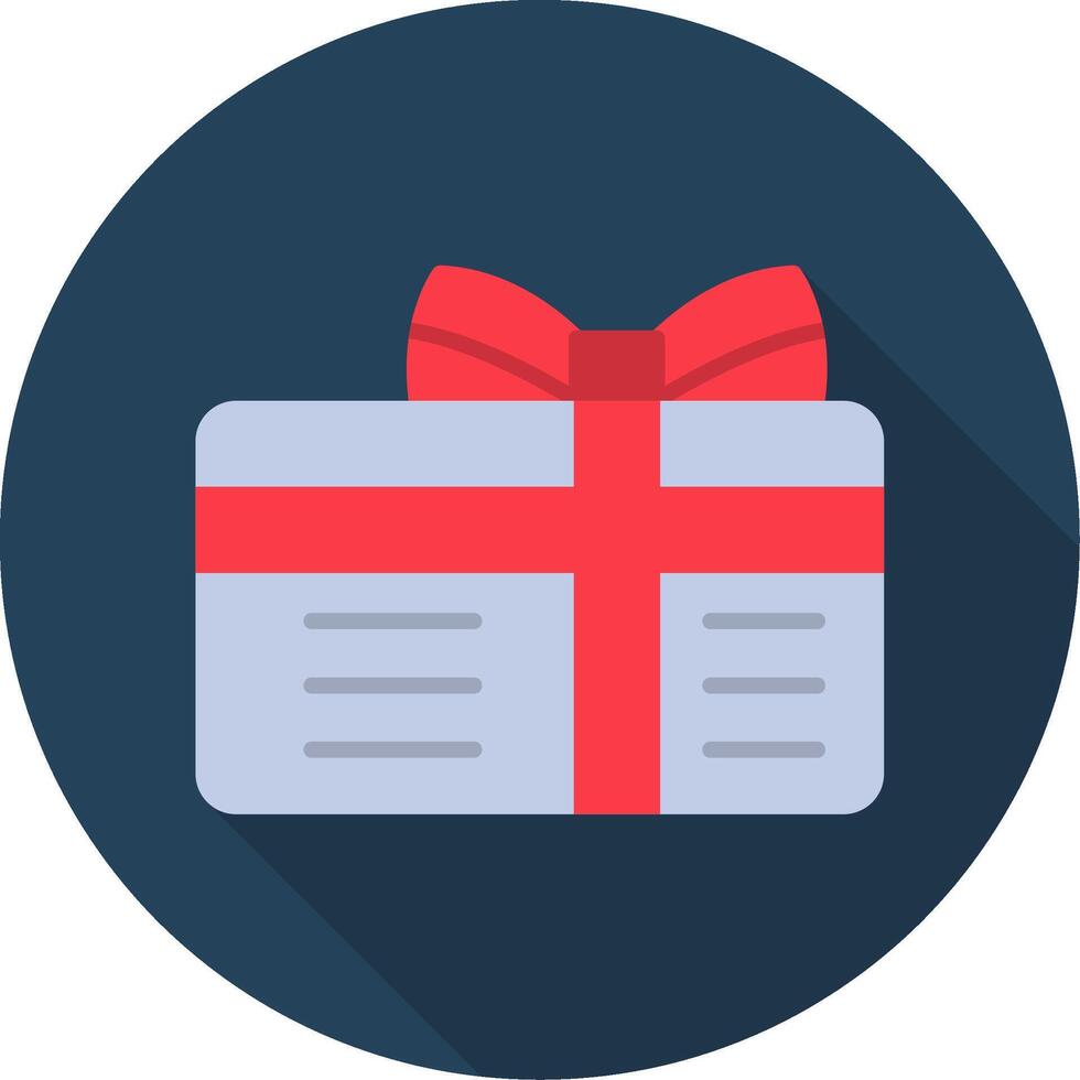 icono de vector de tarjeta de regalo