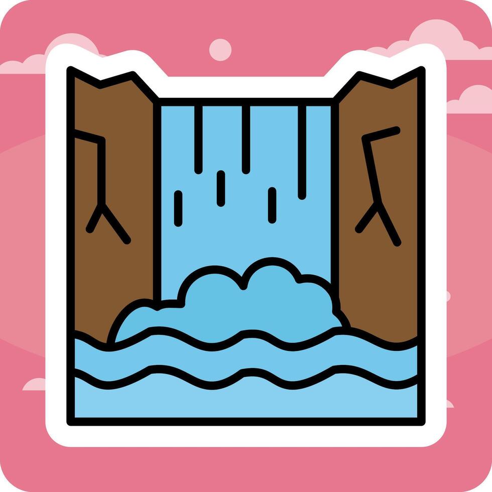 Waterfall Vector Icon