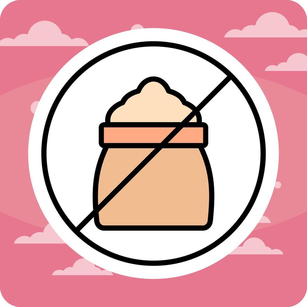 No Sugar Vector Icon