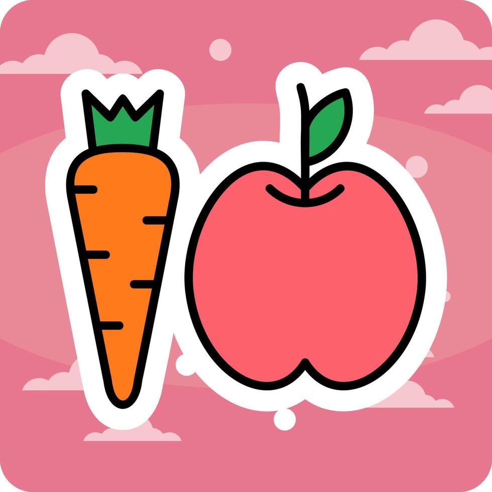 Healthy Food Vector Icon