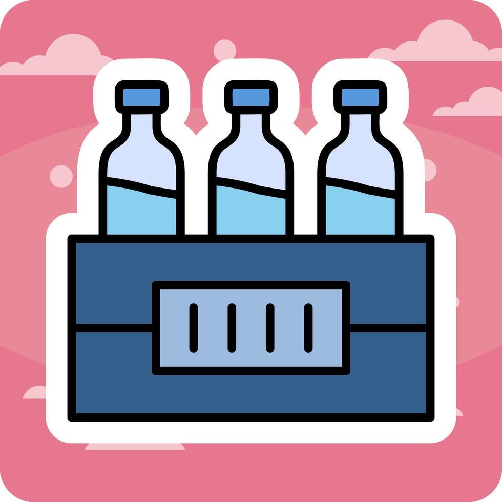 Water Bottles Vector Icon