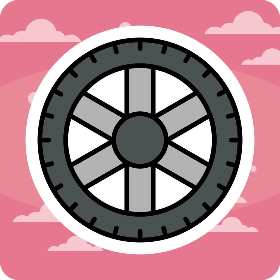 Tire Vector Icon