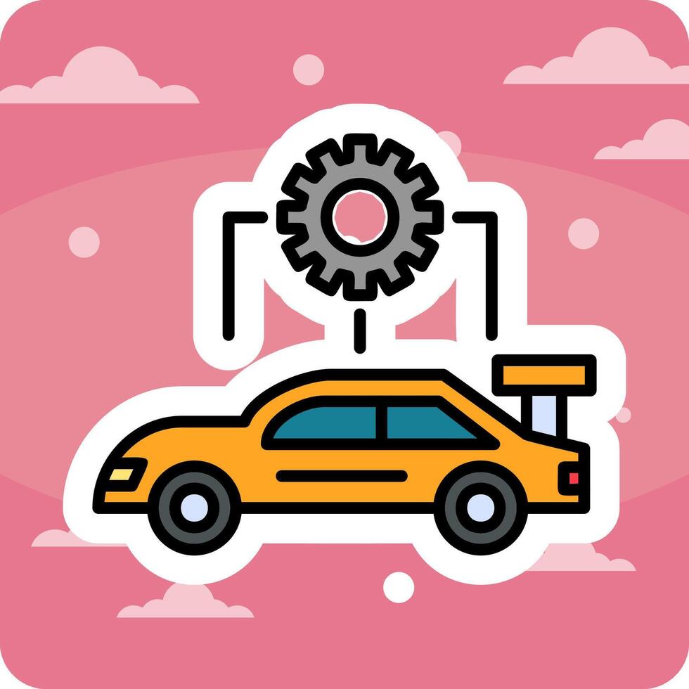 Car Configuration Vector Icon