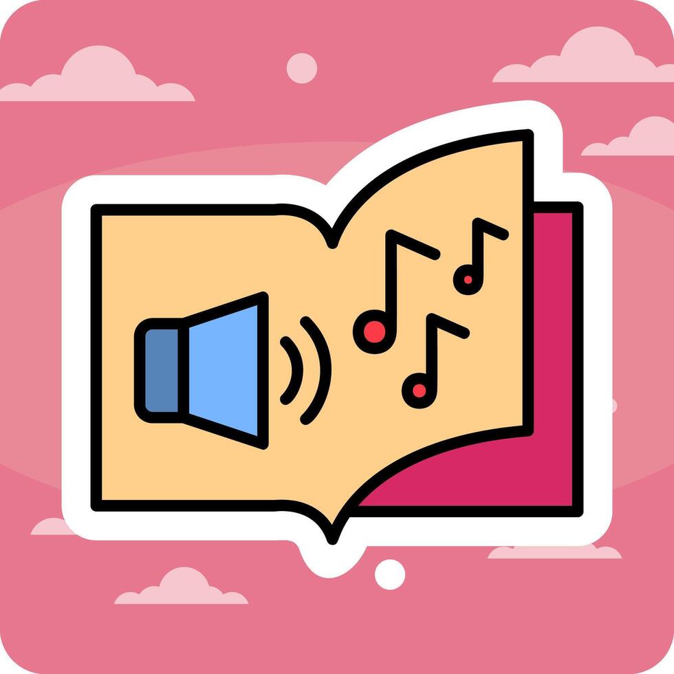 Audio Book Vector Icon