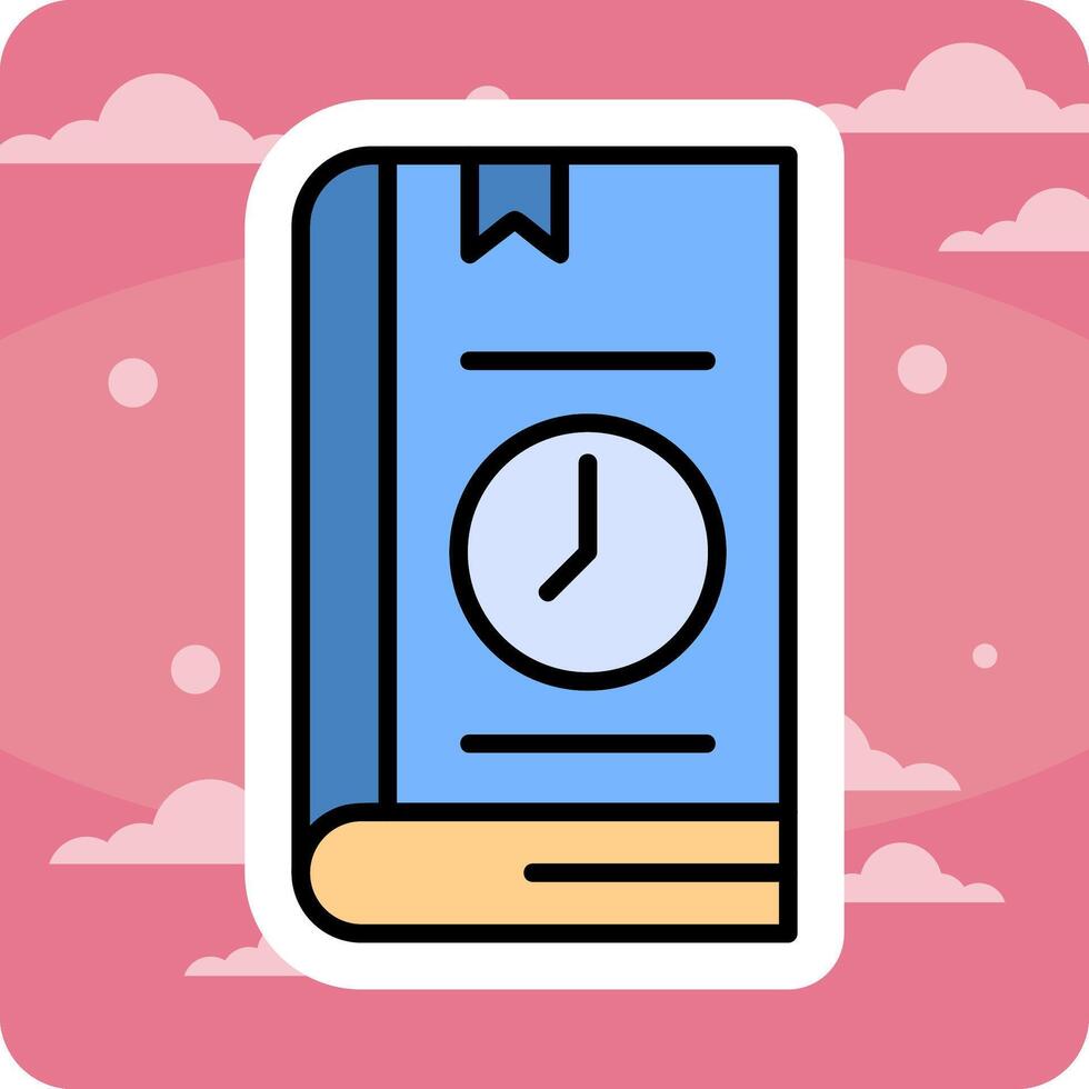 Book Time Limit Vector Icon