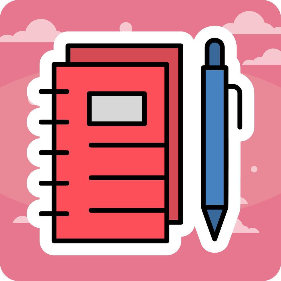 Notebook Vector Icon