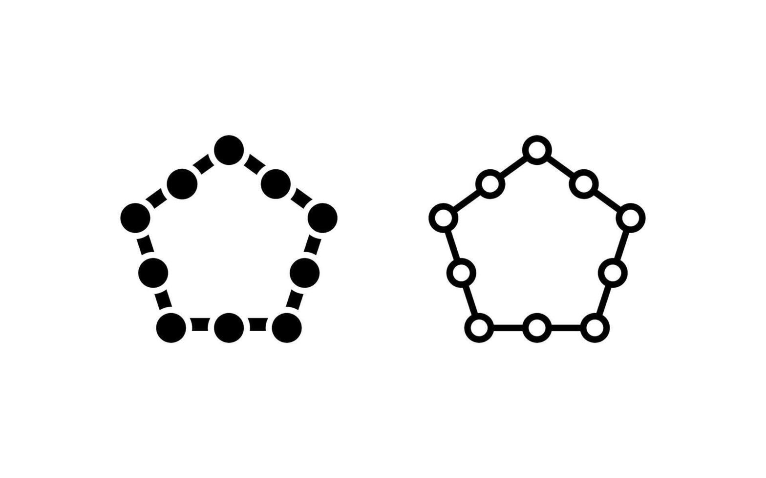 icono de vector hexagonal