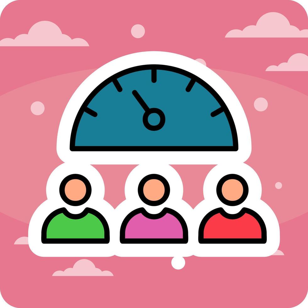 Team Work Speed Vector Icon