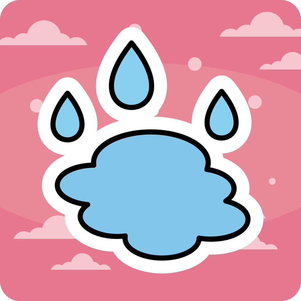 Puddle Vector Icon