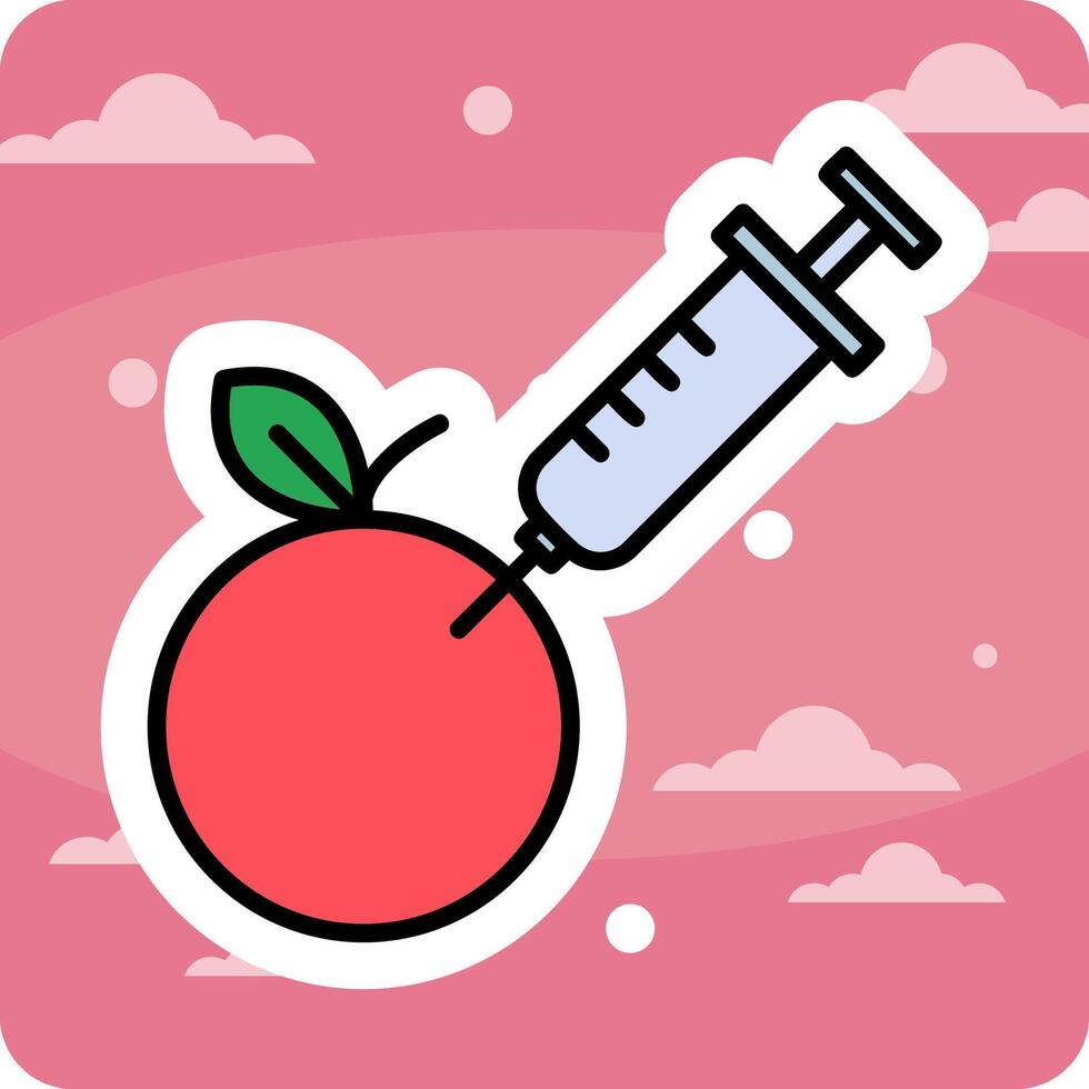 Gmo Food Vector Icon
