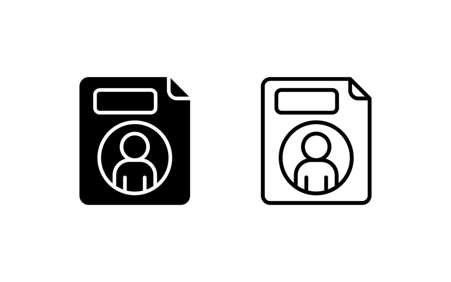 Personal File Vector Icon