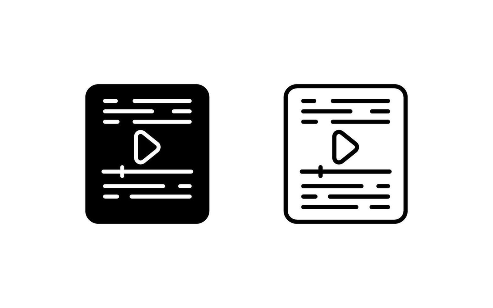Video Vector Icon