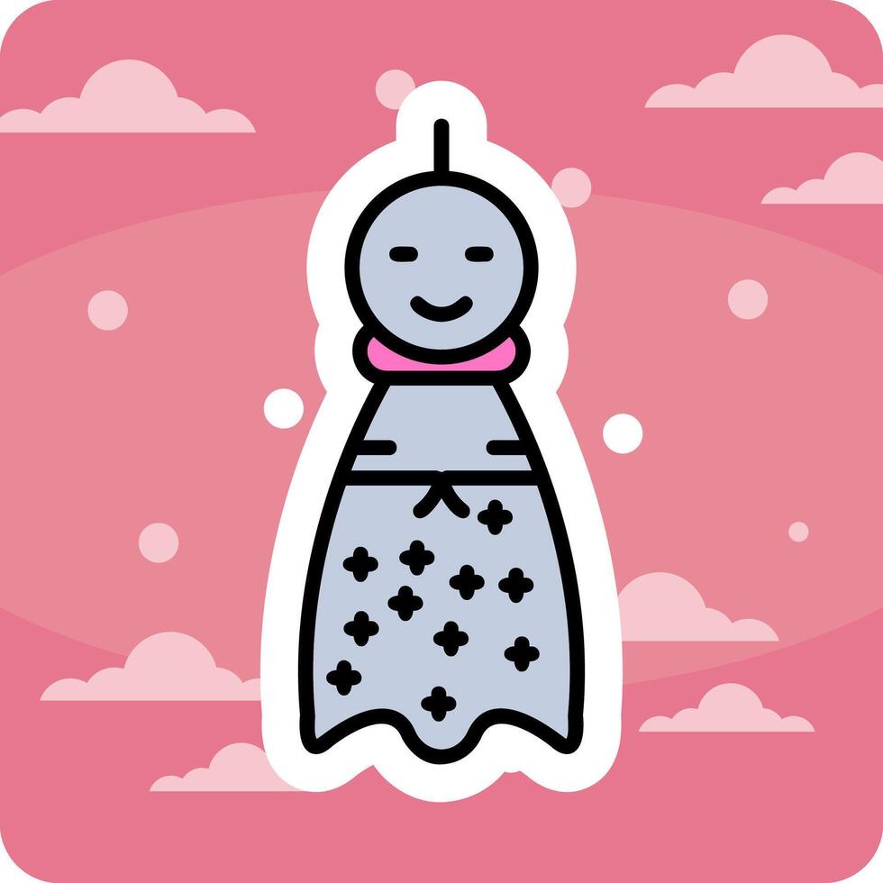 teru teru bozu vector icono