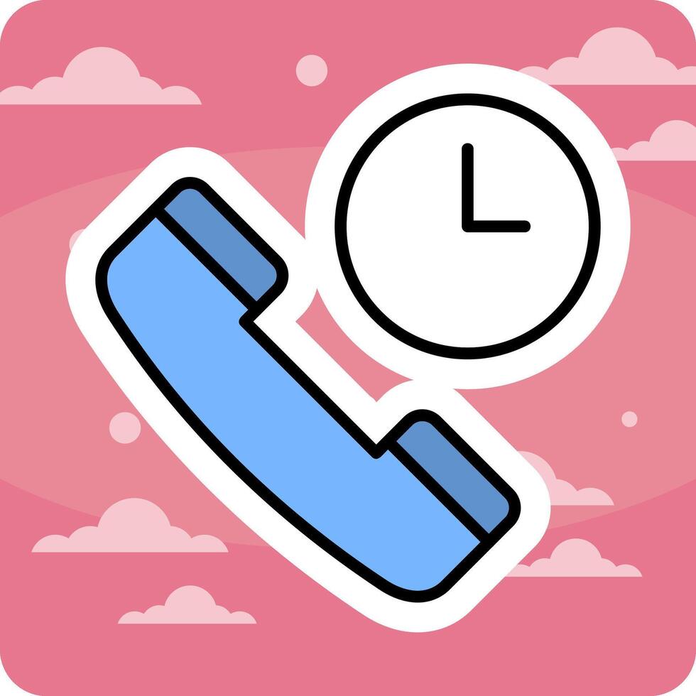 Call Waiting Vector Icon