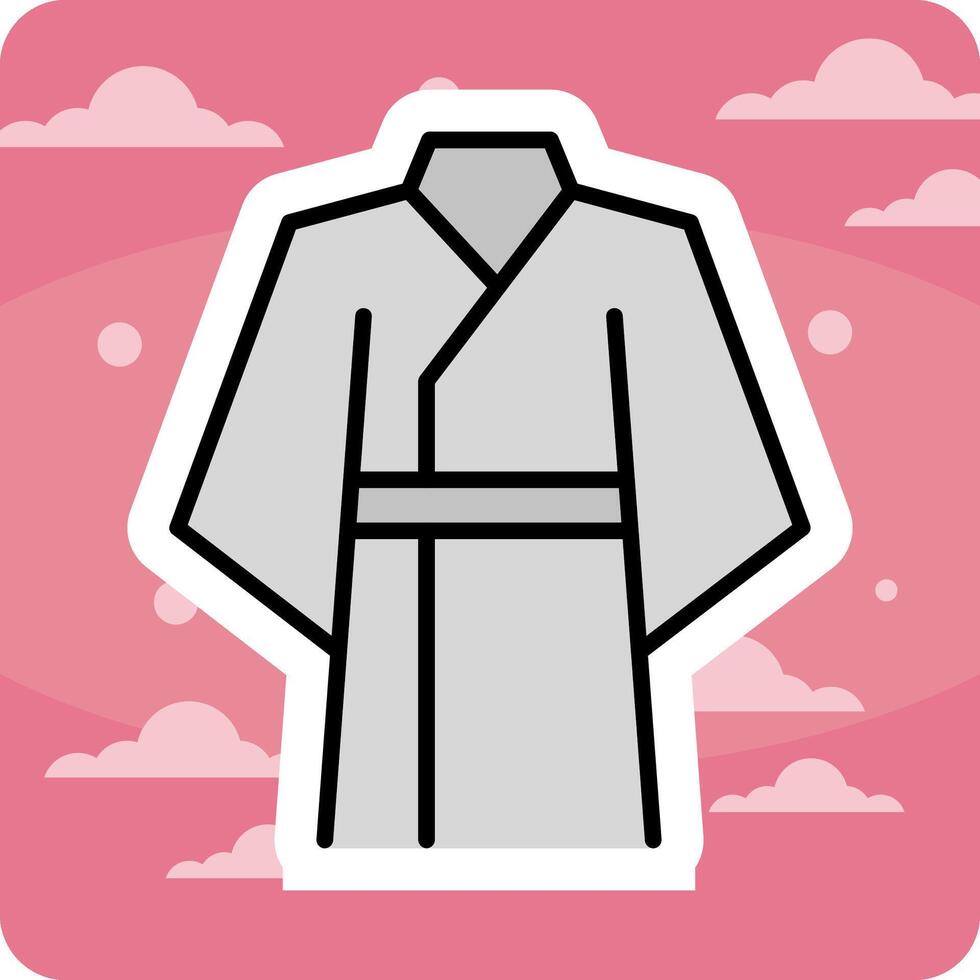 kimono vector icono