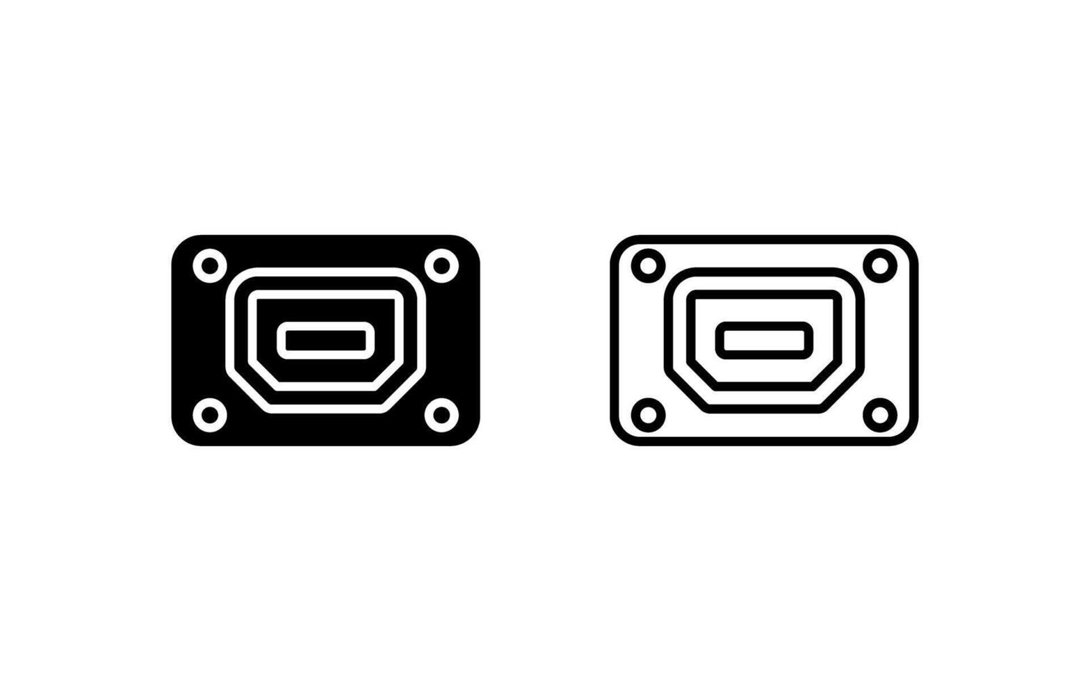 Thunderbolt Vector Icon