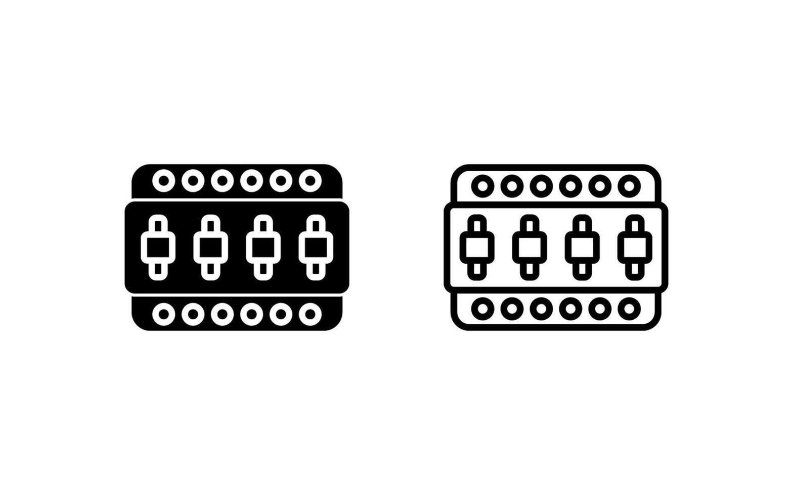 icono de vector de interruptor de transferencia