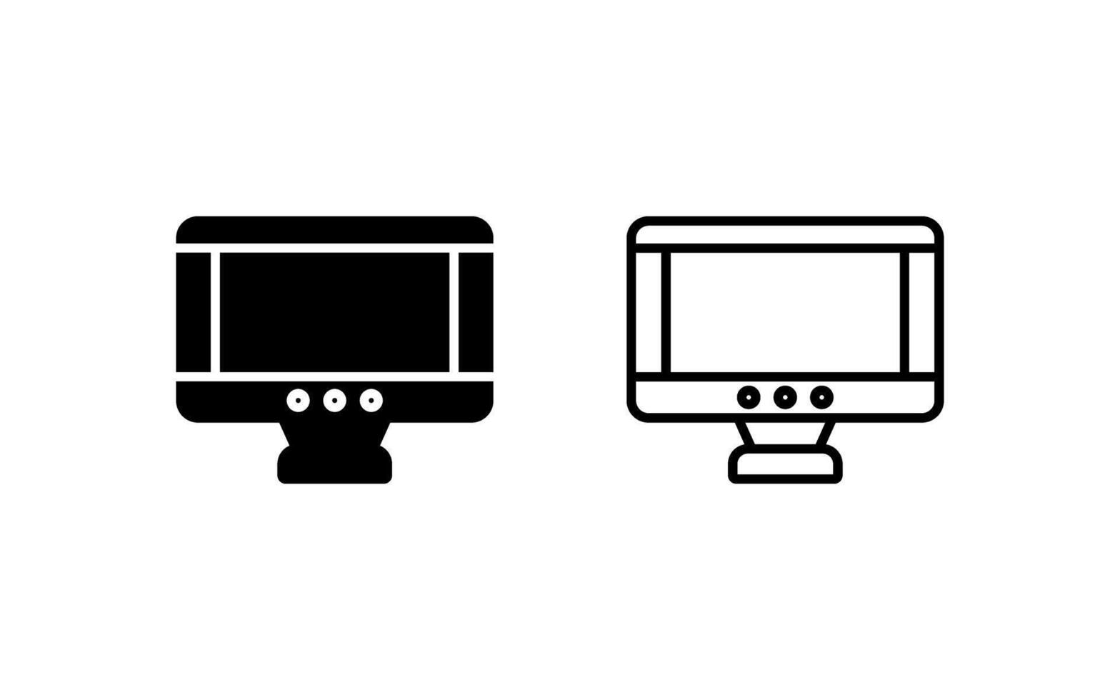 Monitor Vector Icon