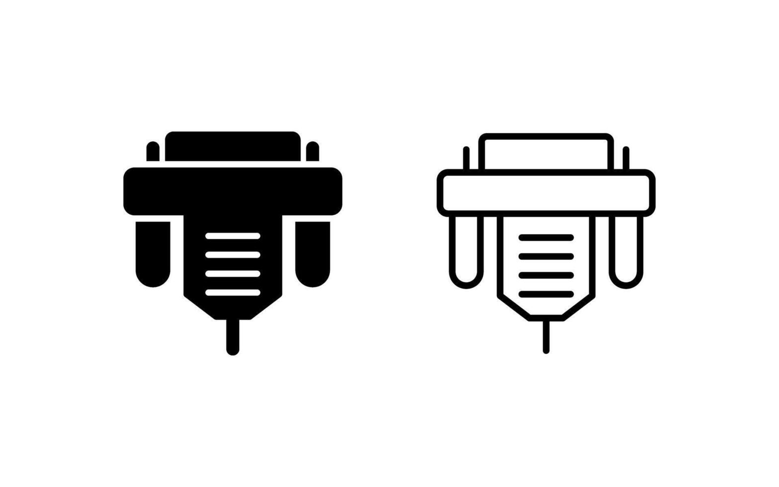Display Cable Vector Icon
