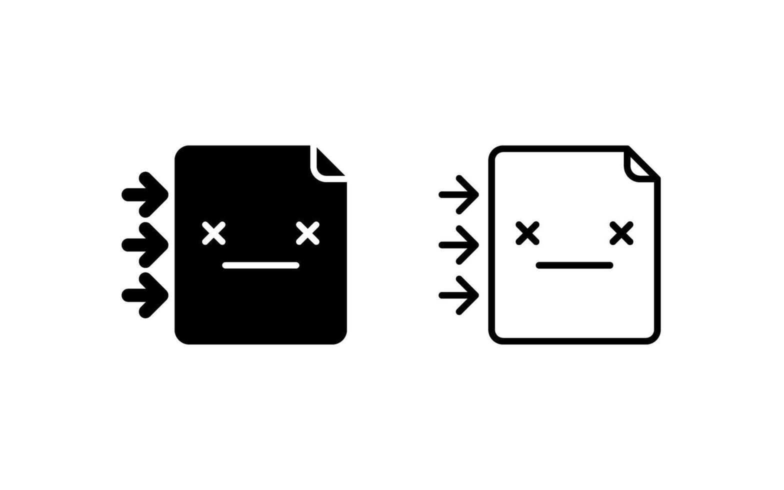 icono de vector de documento