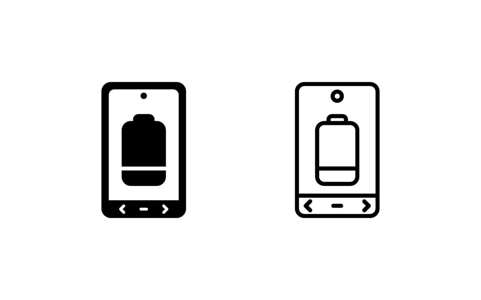 Battery Low Vector Icon