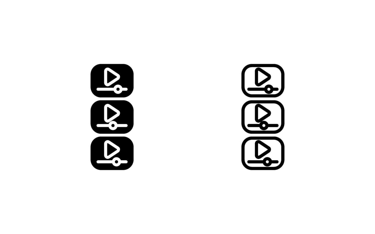 Videos Vector Icon