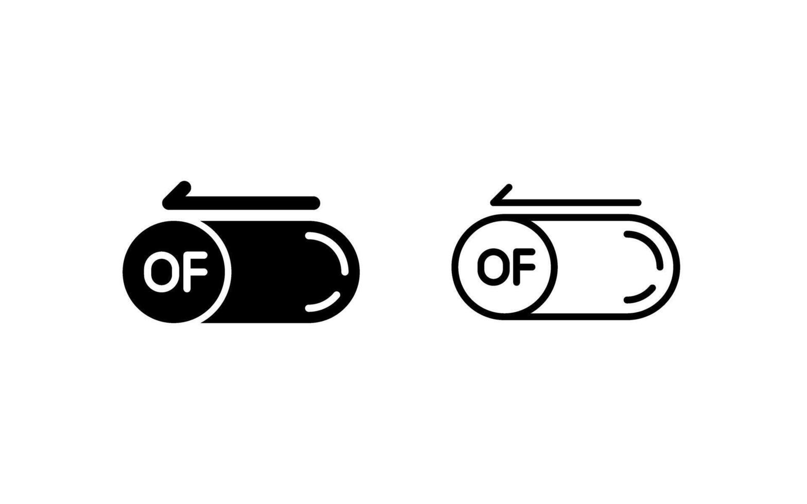 Of Button Vector Icon