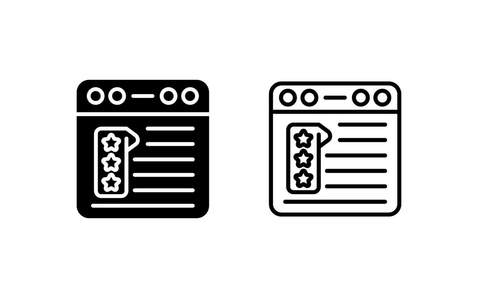 Review Vector Icon