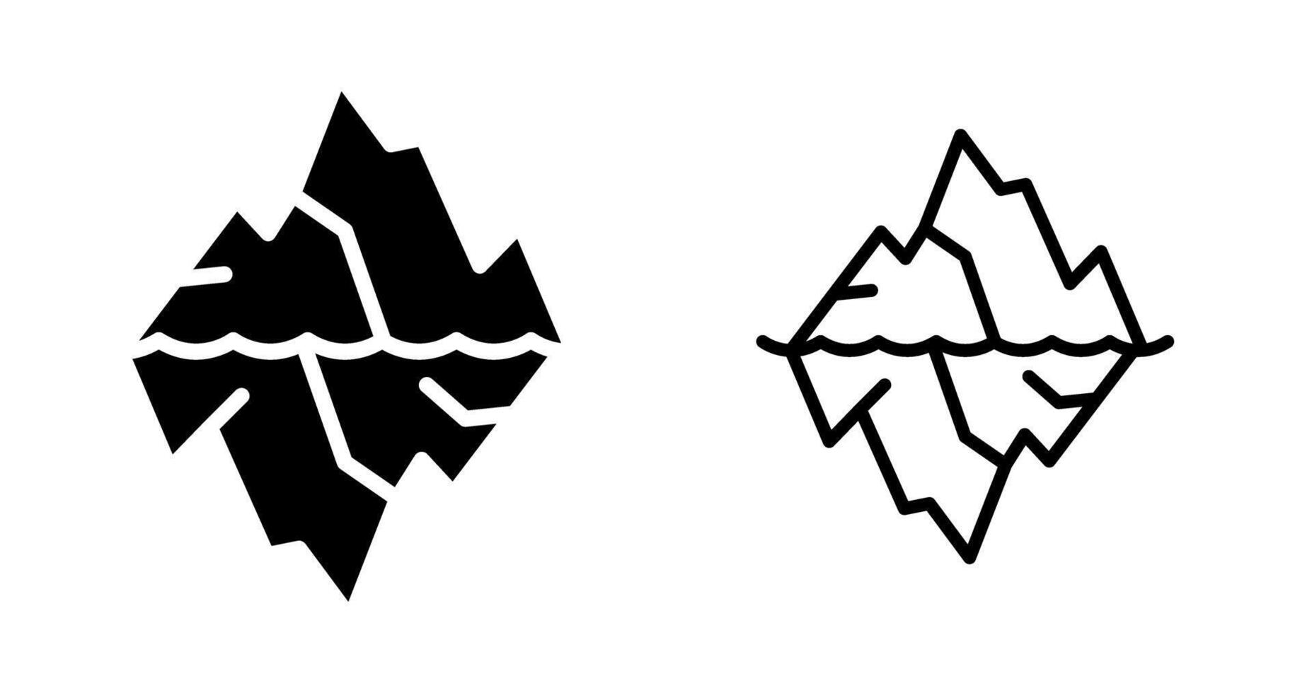 Glacier Vector Icon