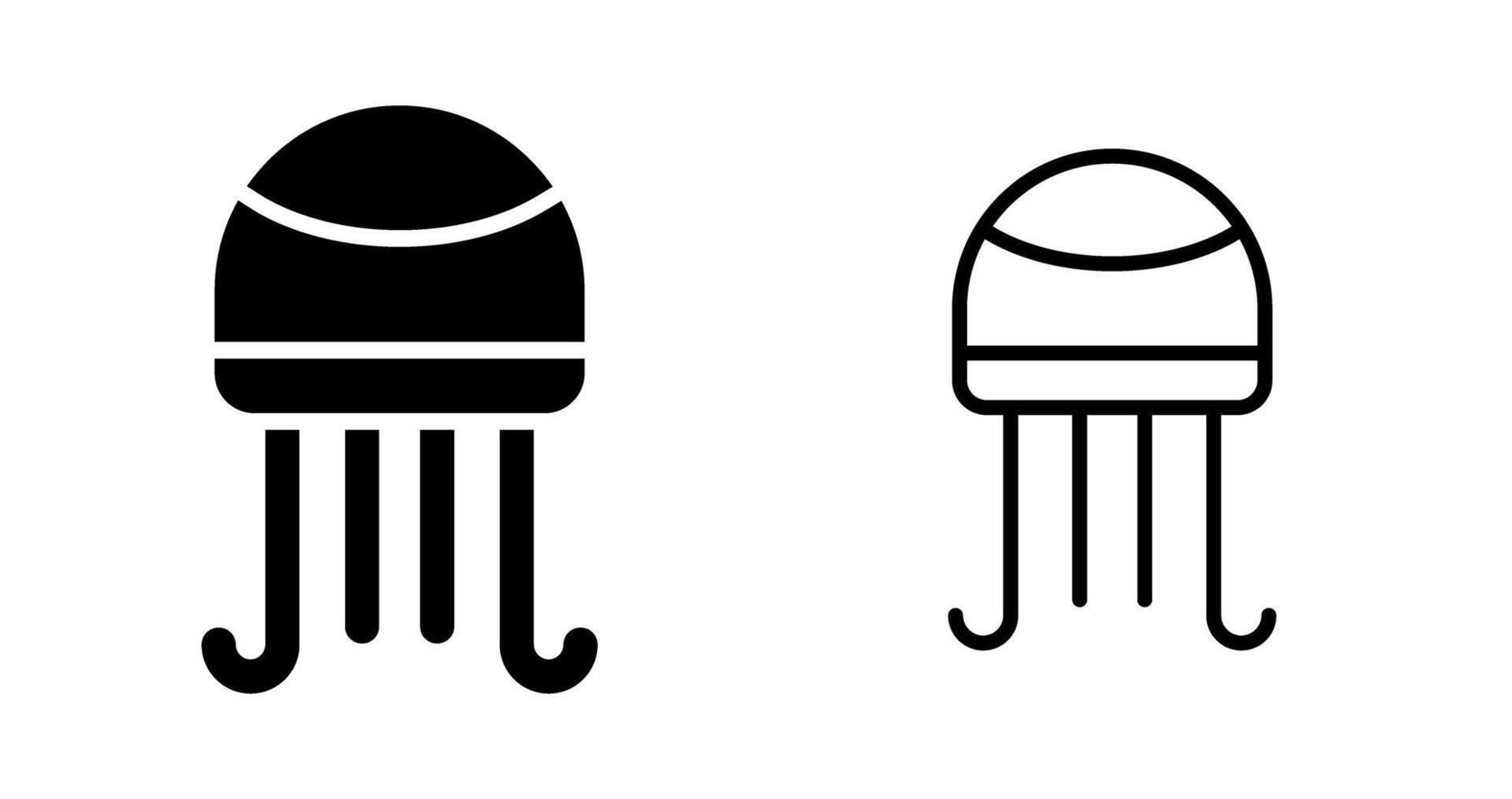 Jellyfish Vector Icon