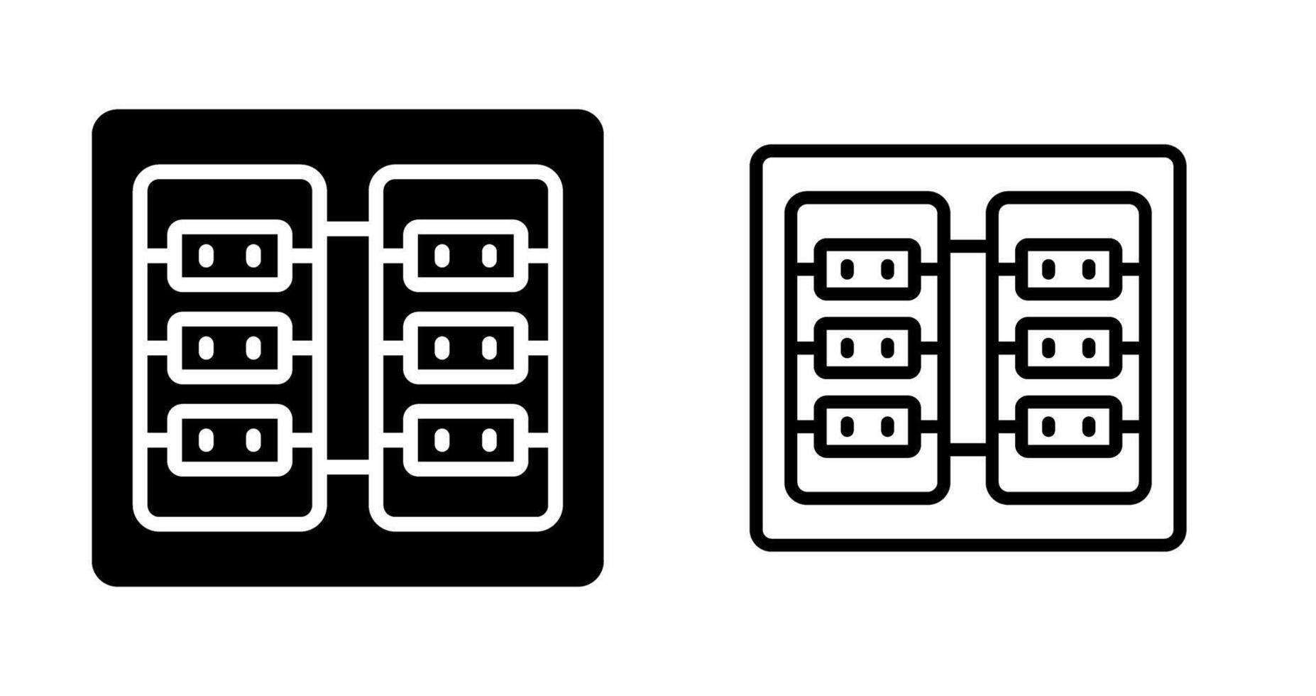 Server Room Vector Icon