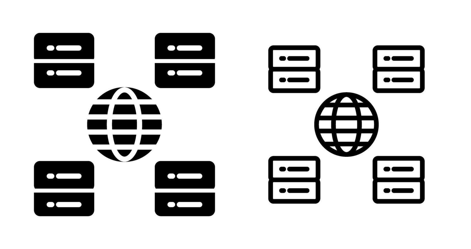 Content Delivery Network Vector Icon