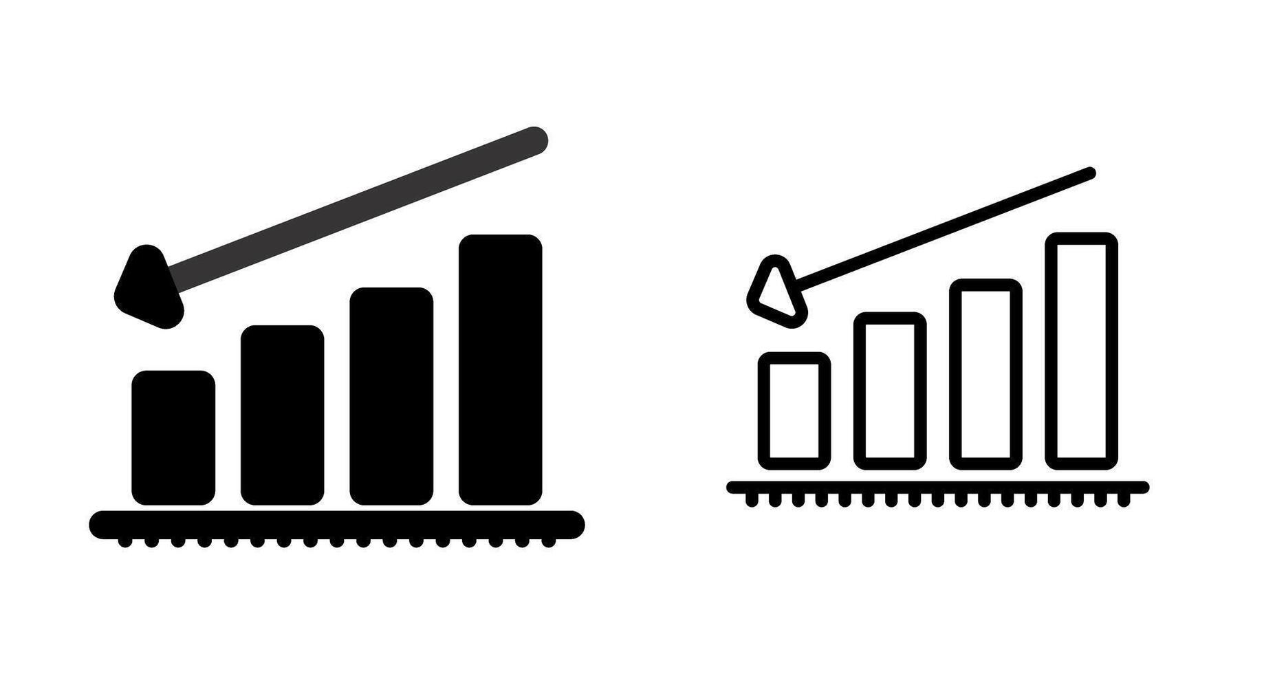 Chart Decreasing Vector Icon