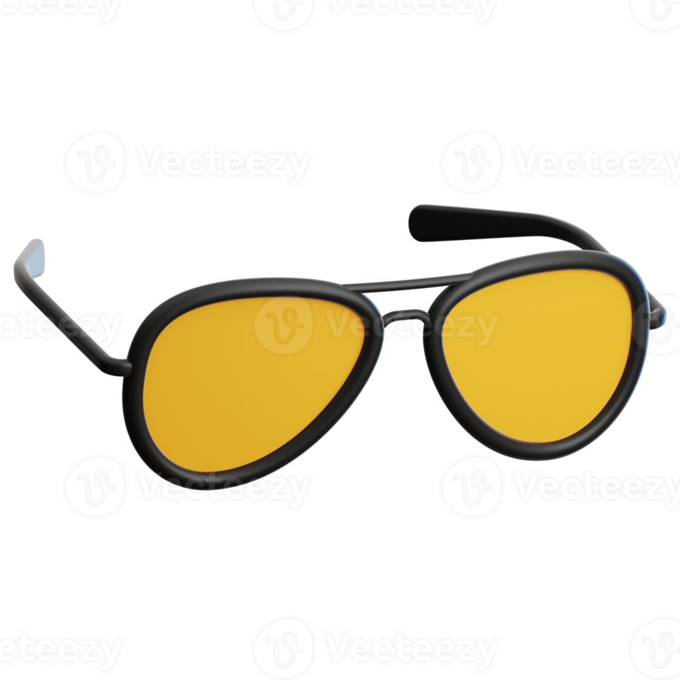 Sunglasses travel 3D Illustration for web, app, infographic, etc png