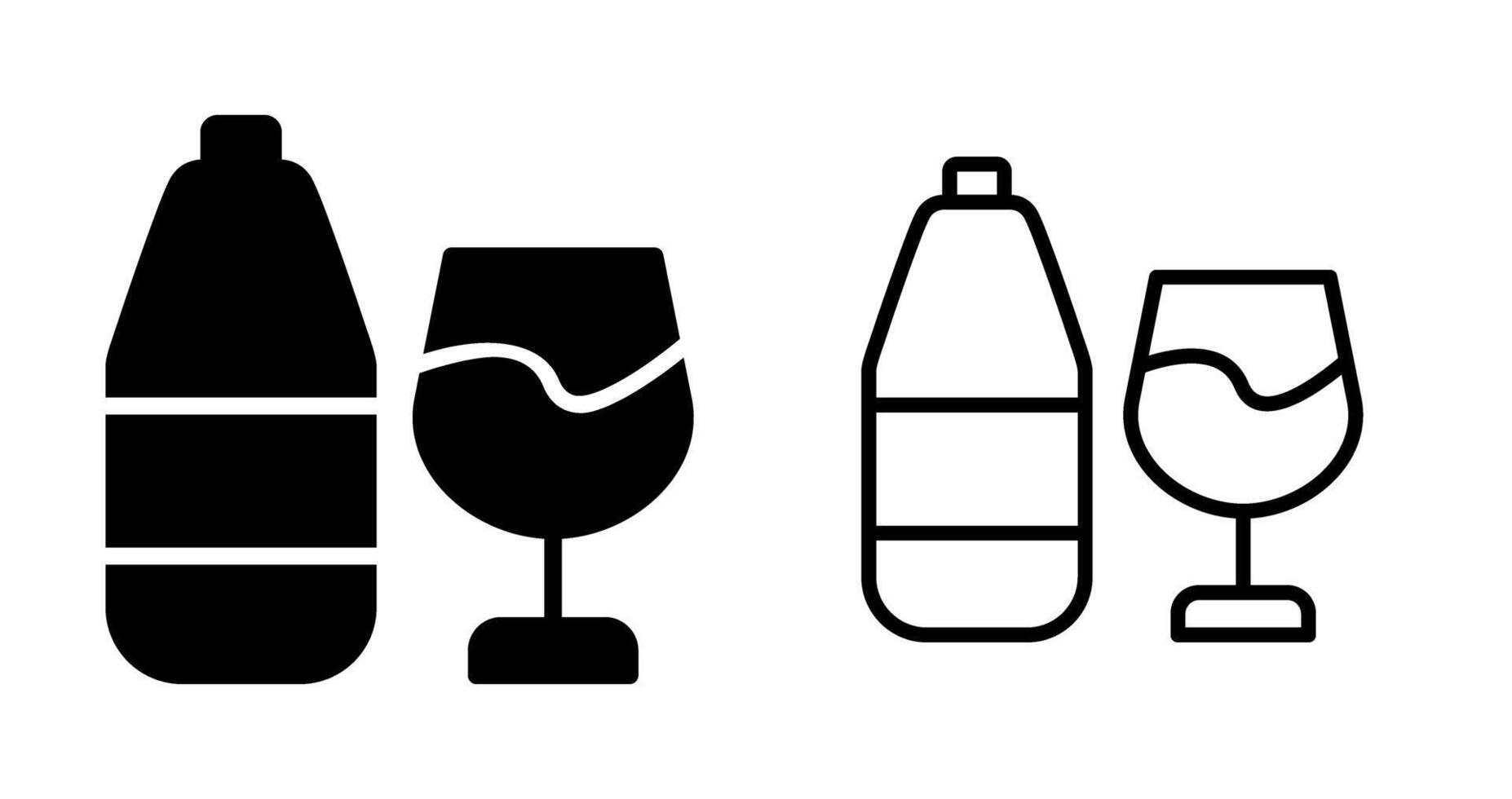 icono de vector de vino