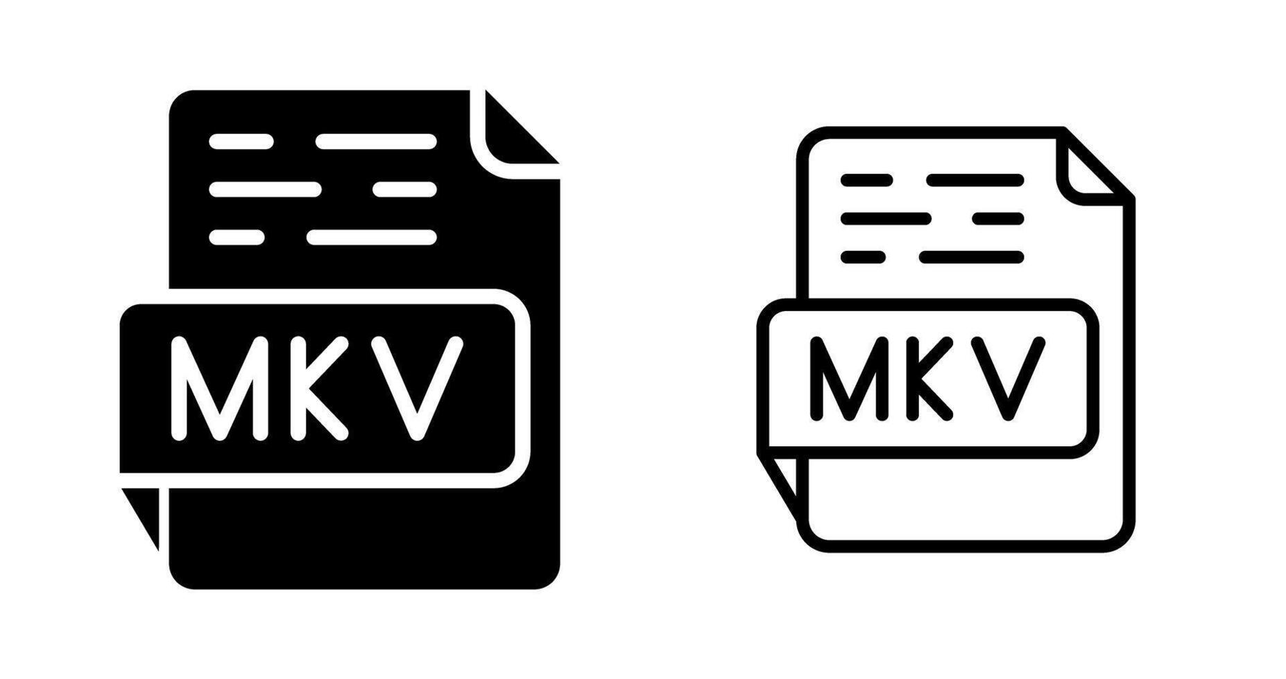 MKV Vector Icon
