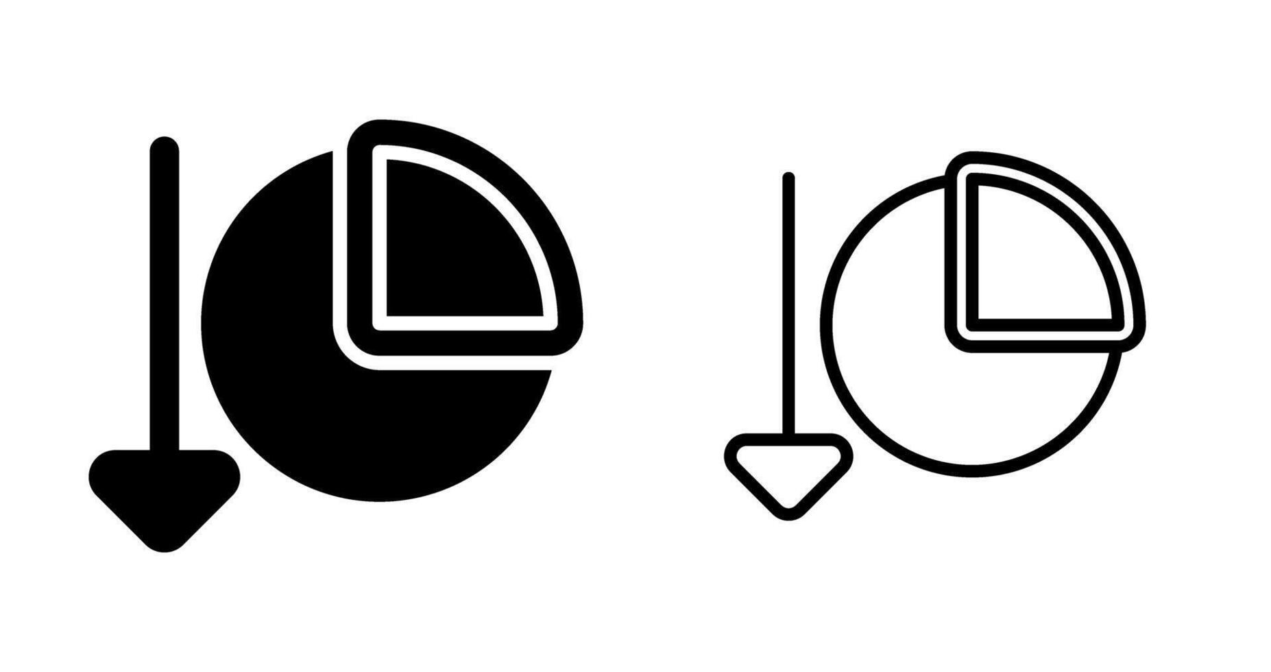 Chart Decreasing Vector Icon