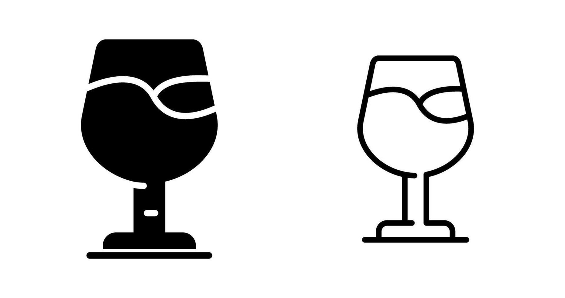 icono de vector de vino