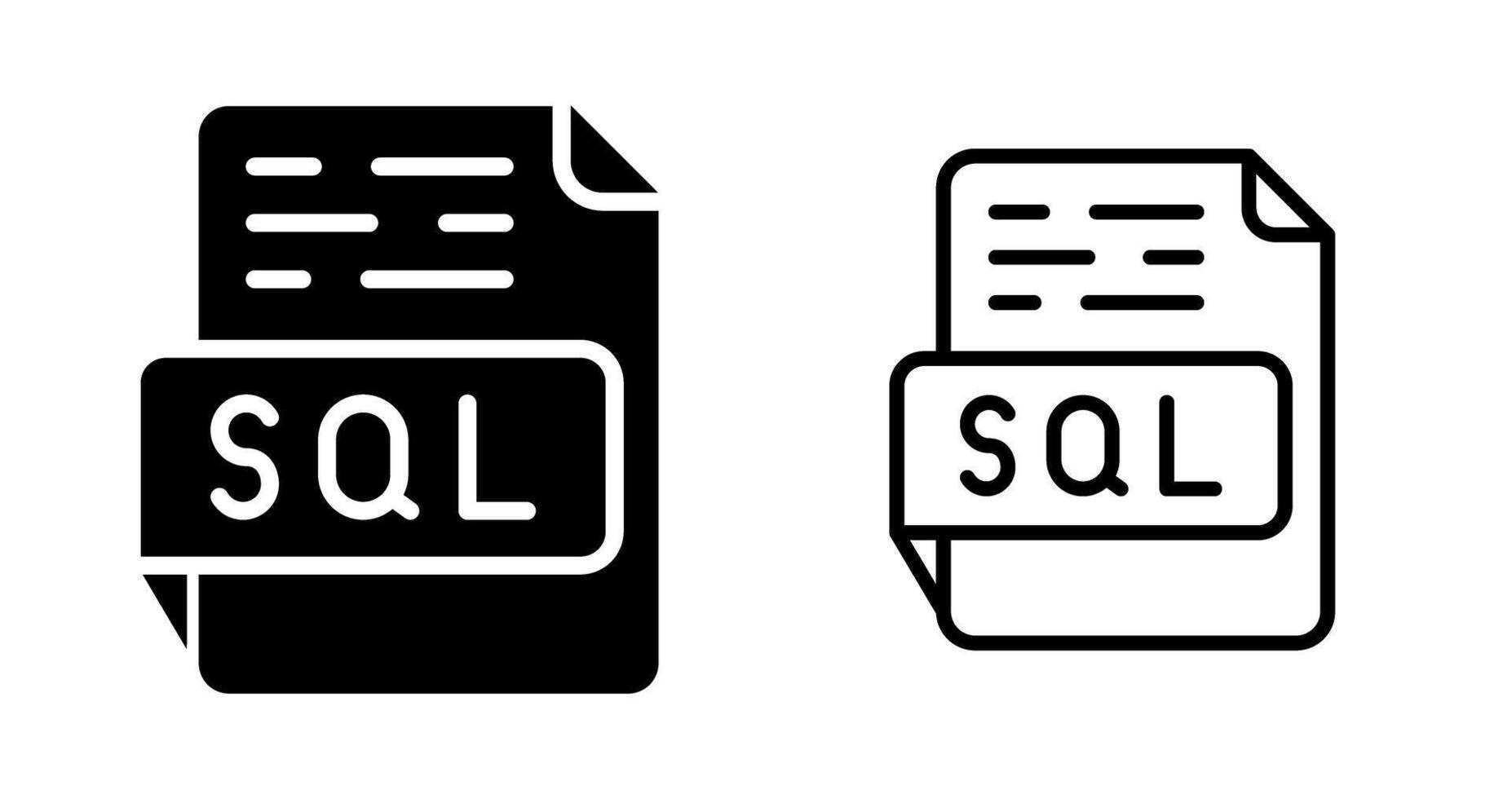 SQL Vector Icon