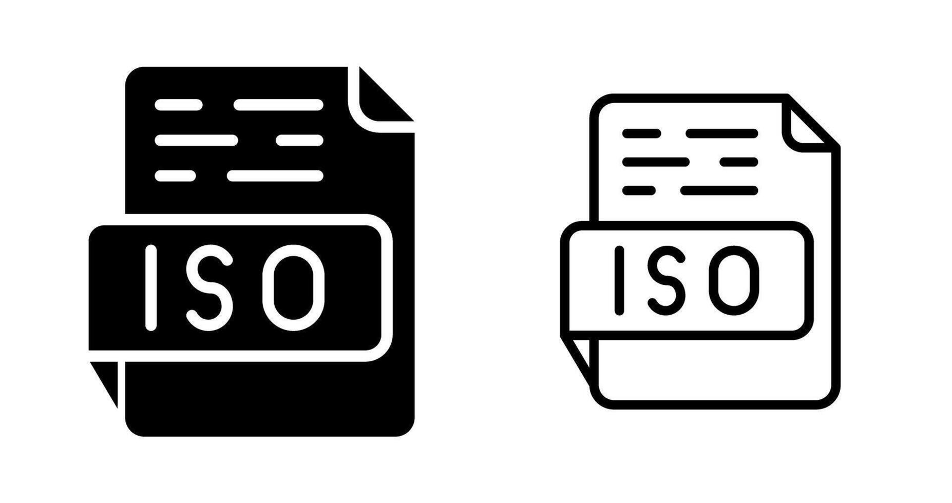 ISO Vector Icon