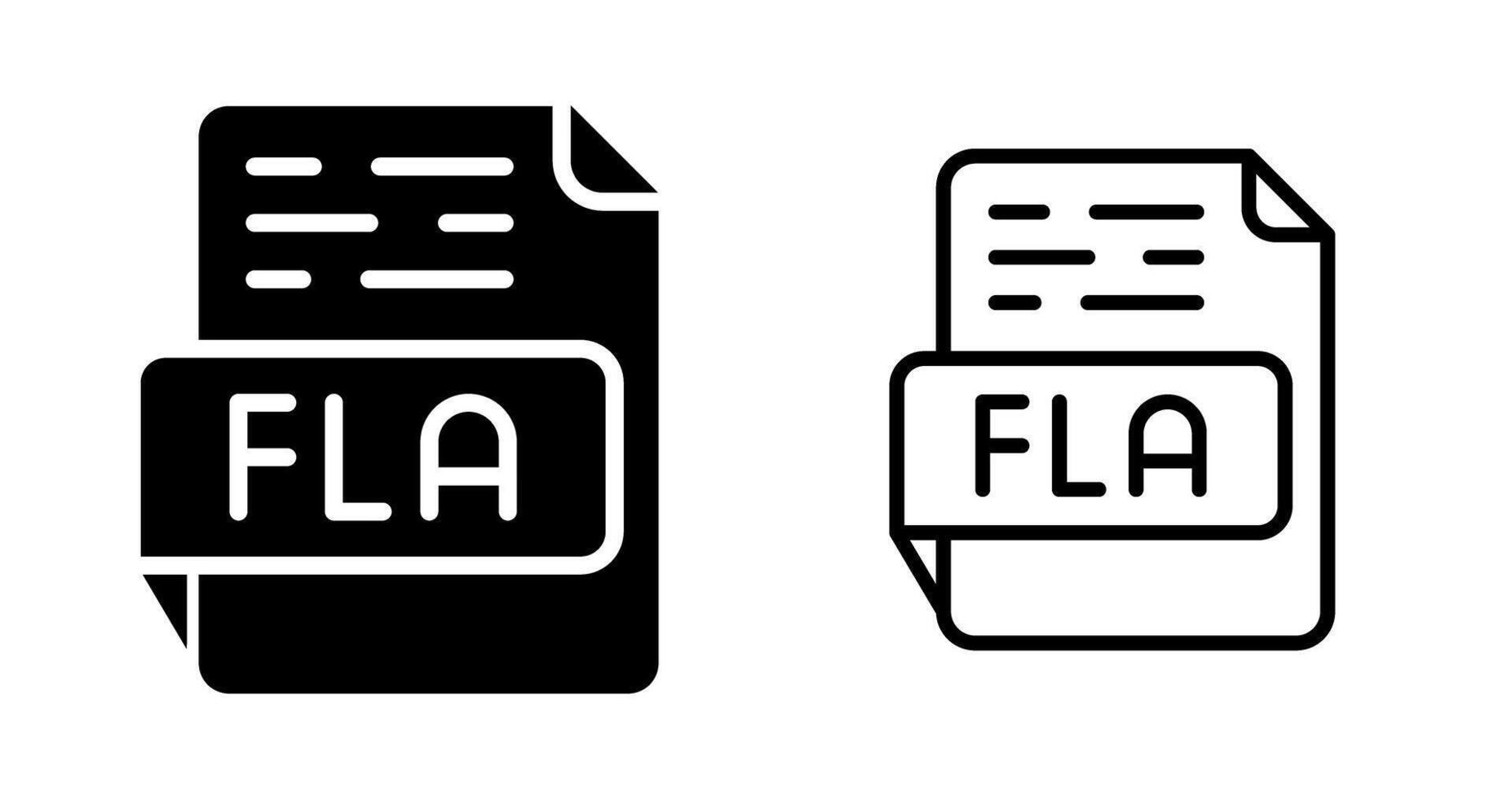 fla vector icono