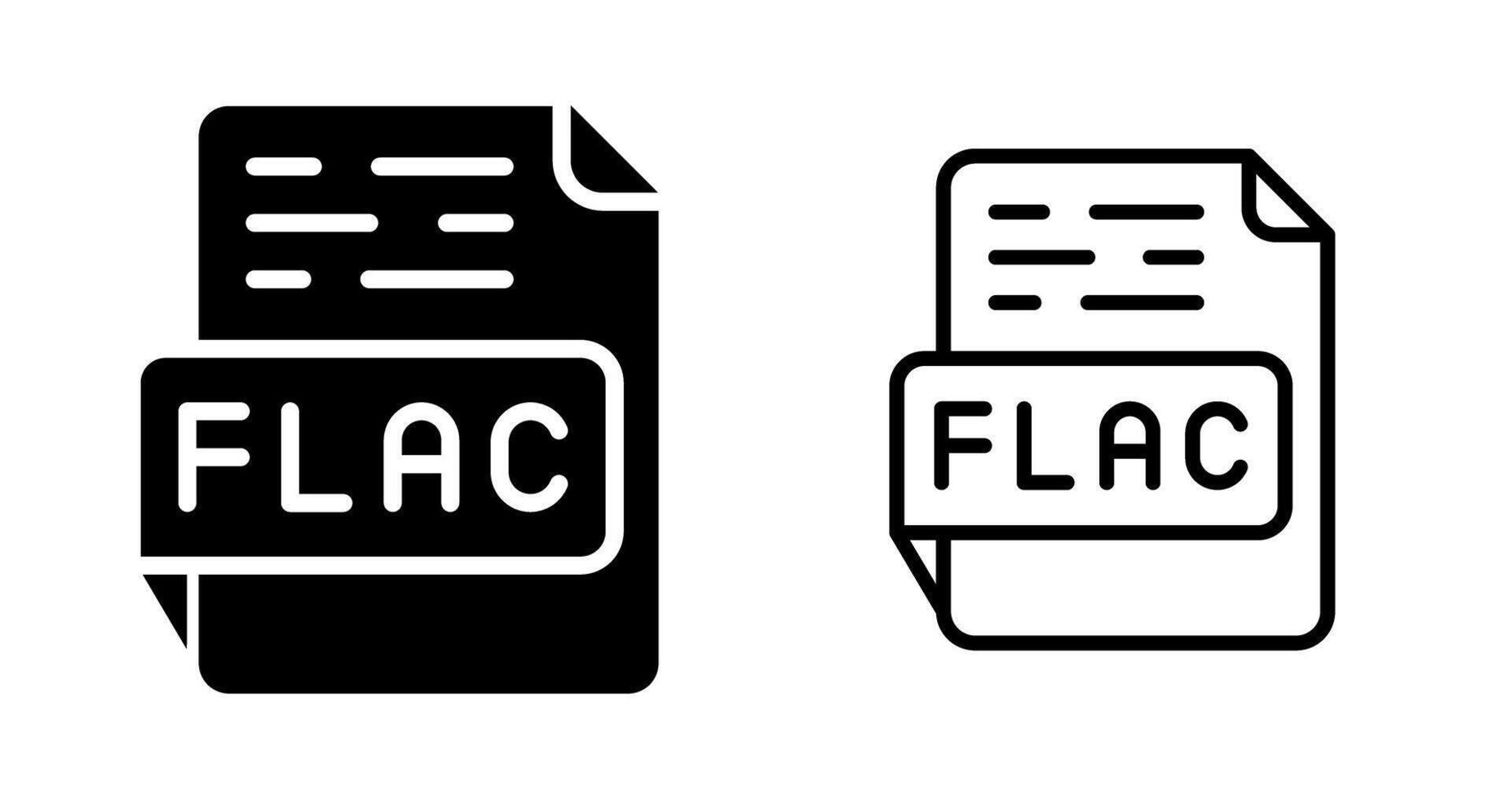 FLAC Vector Icon