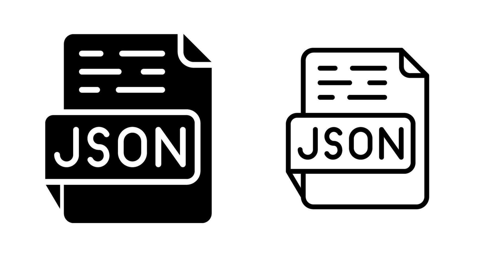 JSON Vector Icon