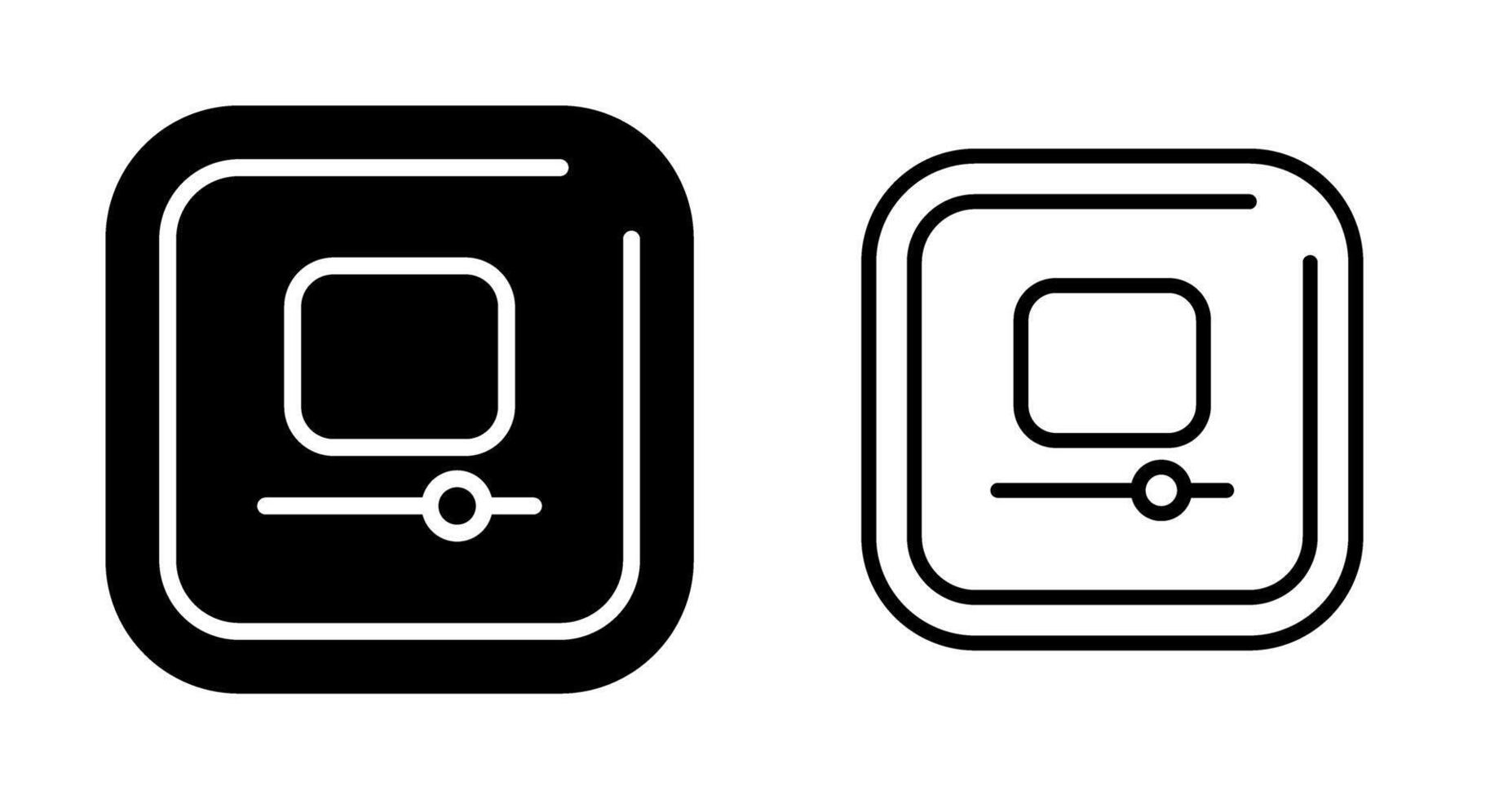 Video Stop Square Vector Icon