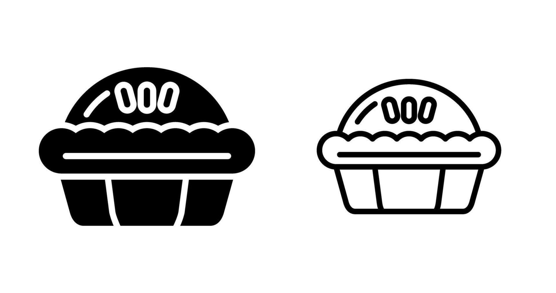 Pie Vector Icon