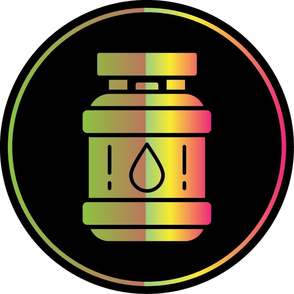 Propane Glyph Due Color Icon vector