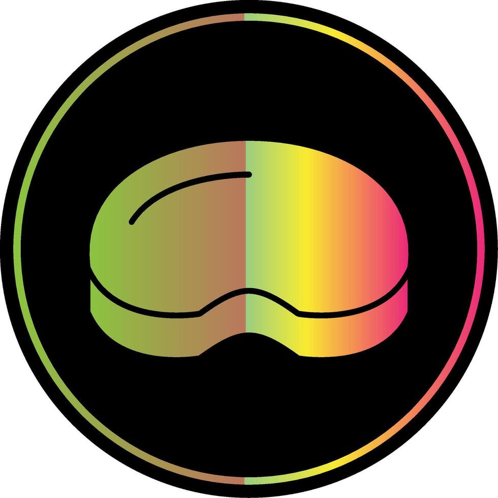 Steak Glyph Due Color Icon vector