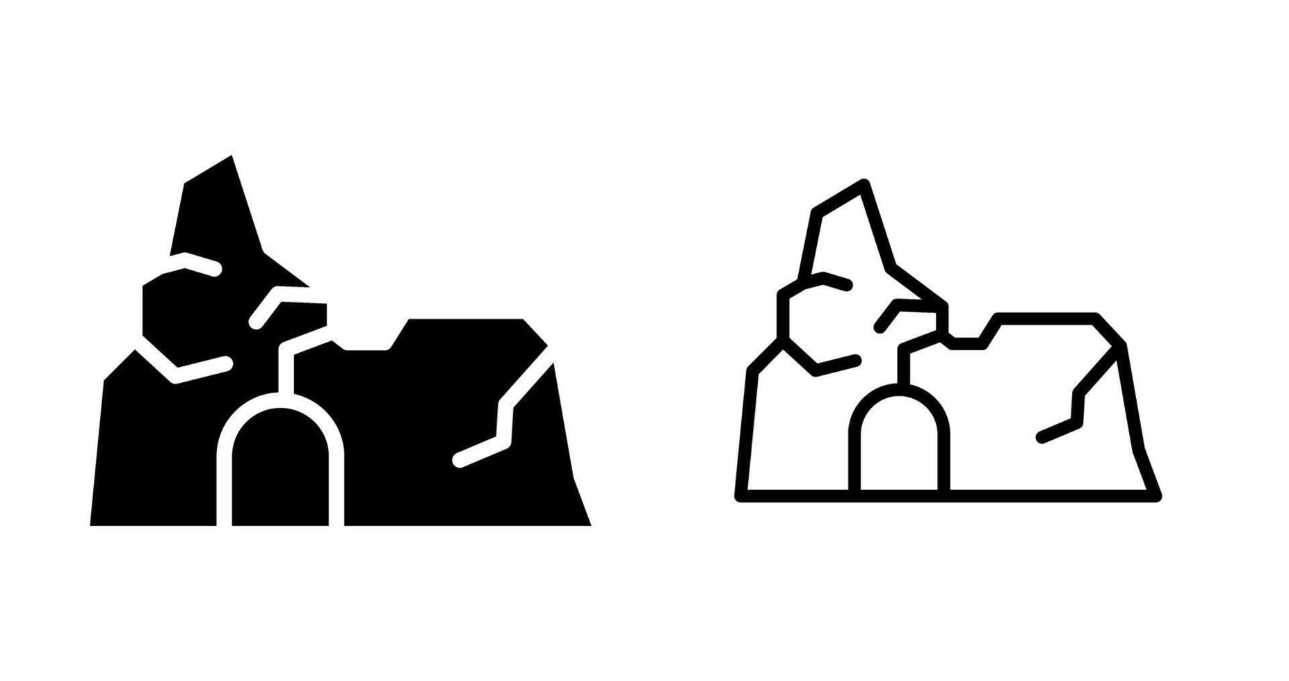 Cave Vector Icon