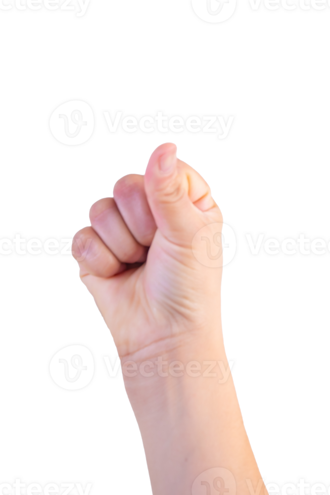 hand on isolated background clipping path png