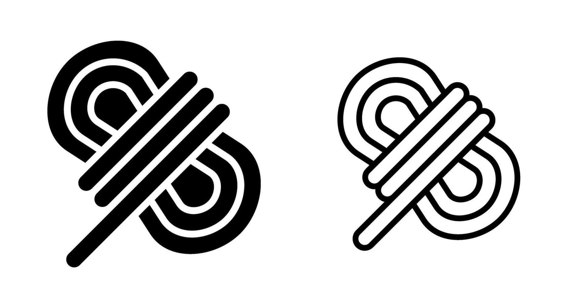 Cable Ties Vector Icon